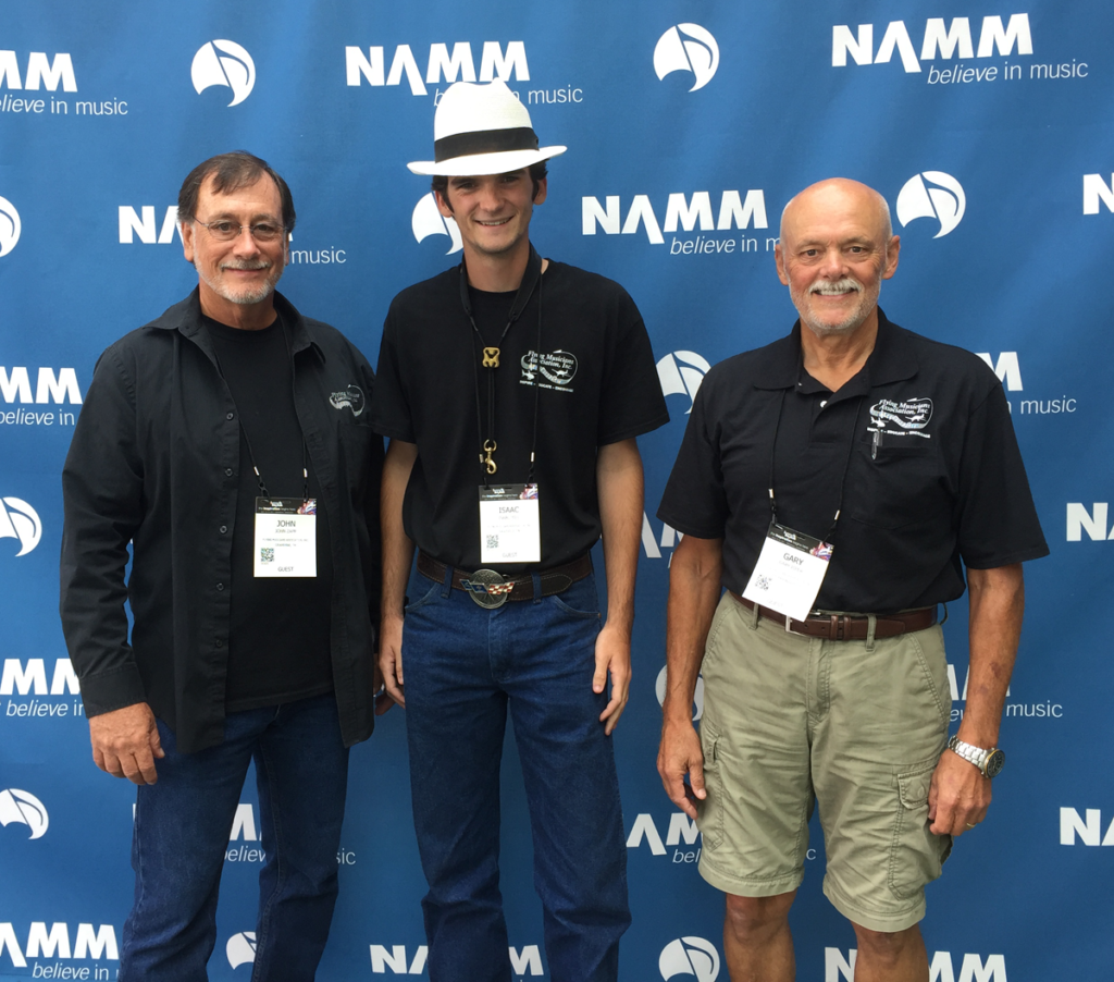 John - Isaac - Gary at Summer NAMM 2017